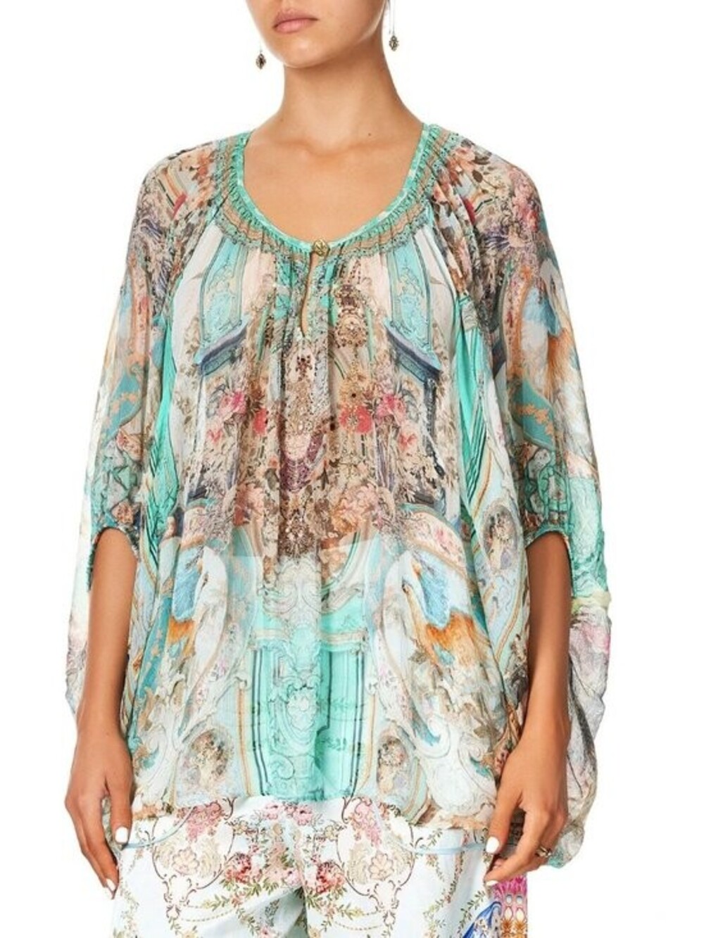 Camilla I Dream Of Marie Blouse With Keyhole Front Size XL